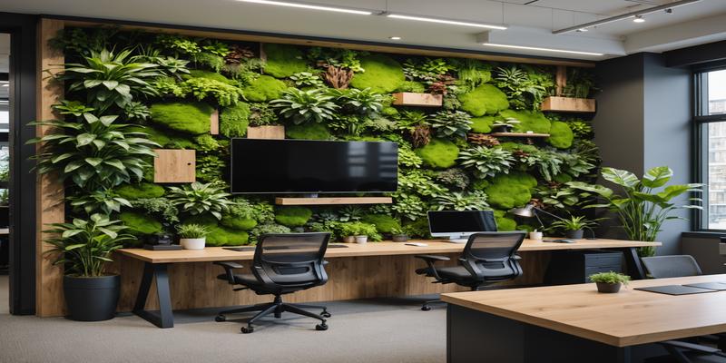 Biophilic design elements in office